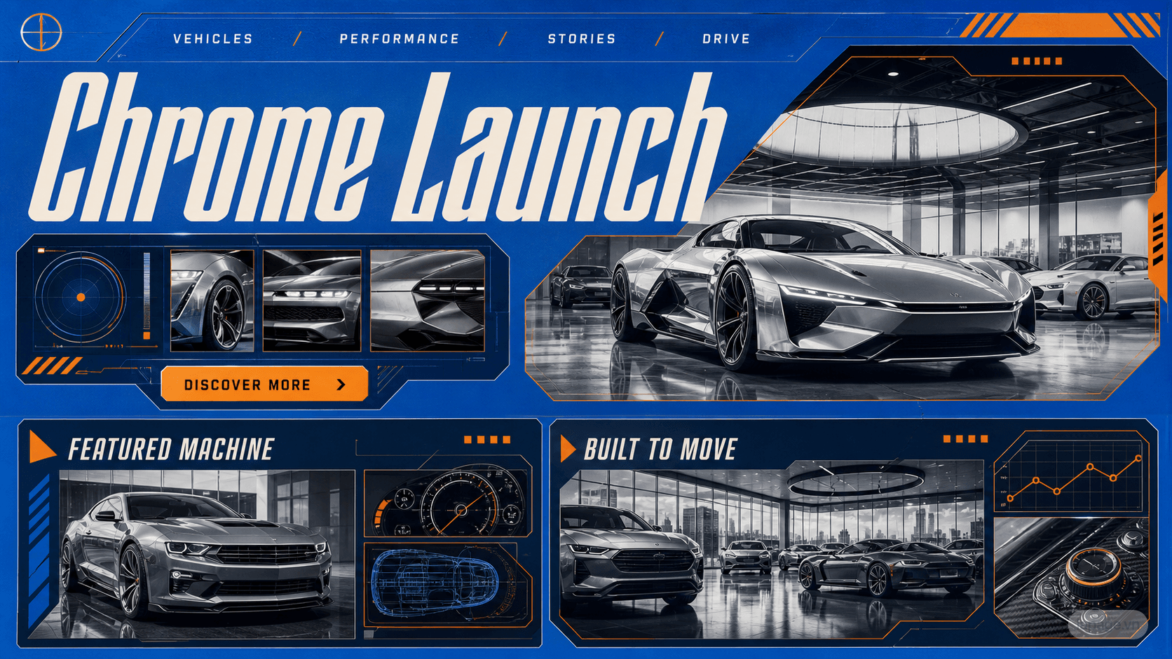 Preview of the related Chrome Launch website direction