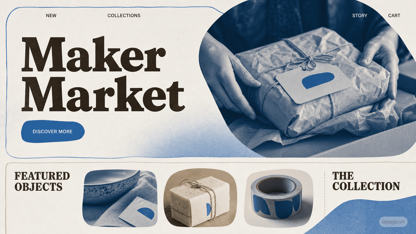 Preview of the related Maker Market website direction