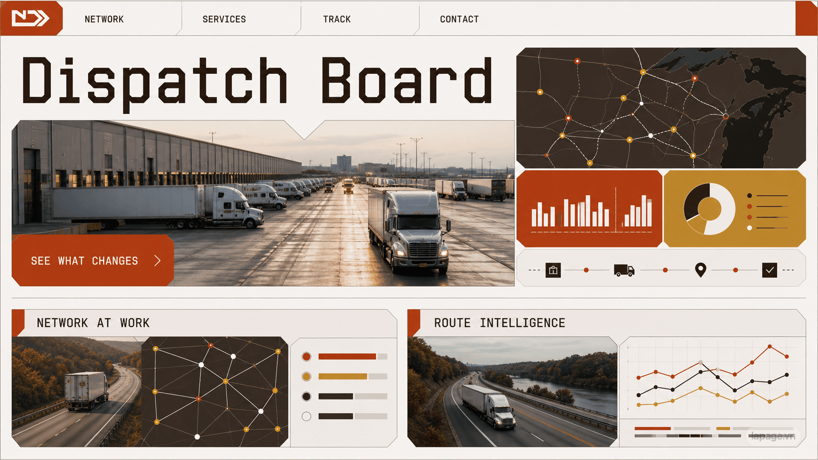 Preview of the related Dispatch Board website direction