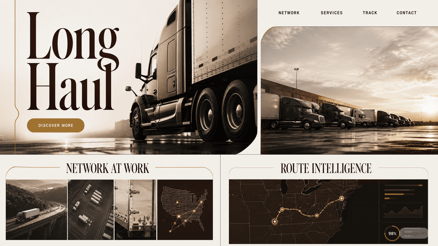 Preview of the related Long Haul website direction