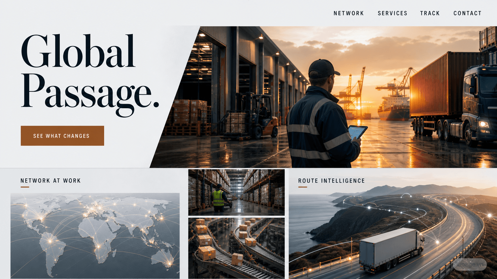 Preview of the related Global Passage website direction