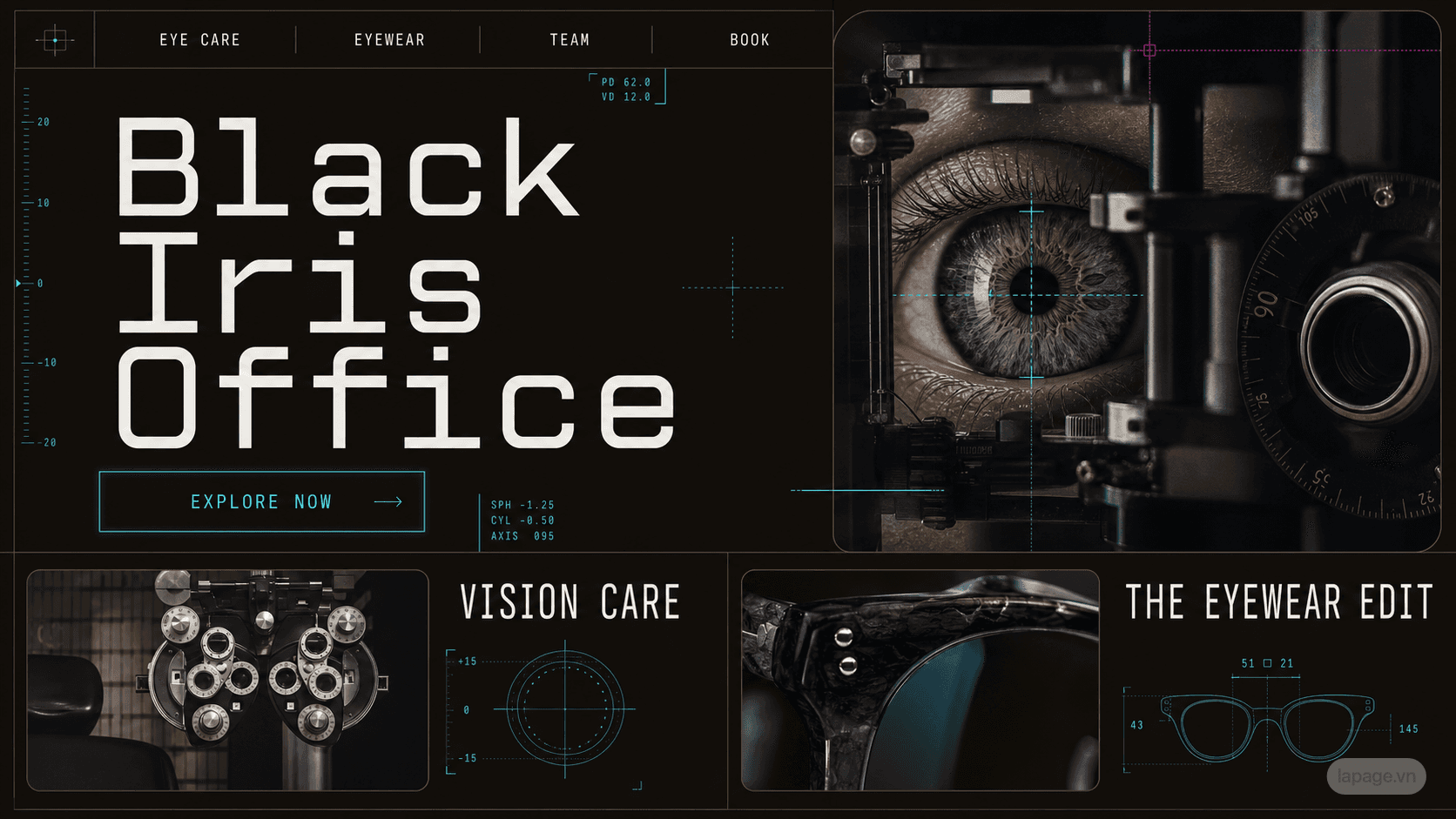 Preview of the related Black Iris Office website direction
