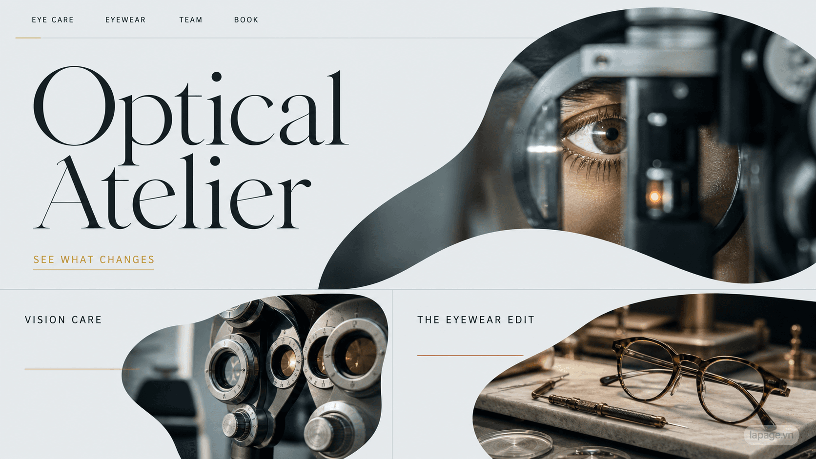 Preview of the related Optical Atelier website direction
