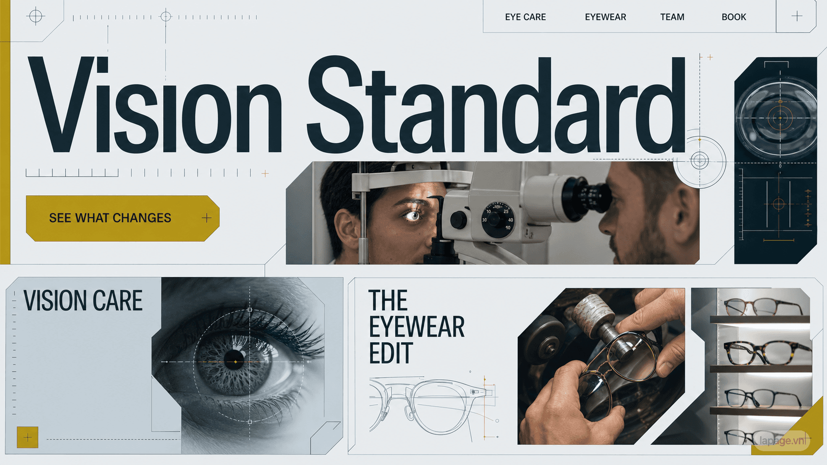 Preview of the related Vision Standard website direction