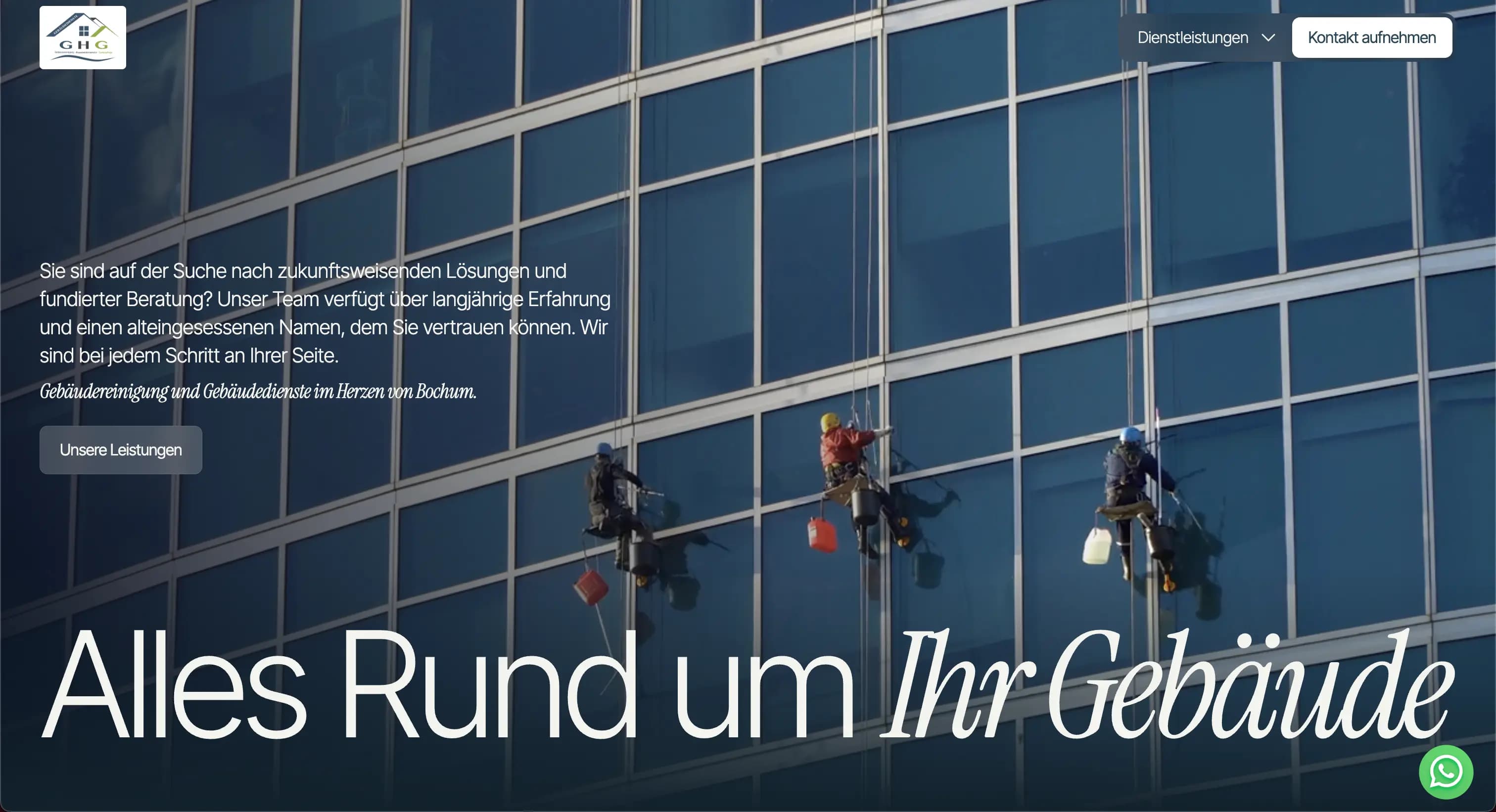 Reinigung in Bochum website