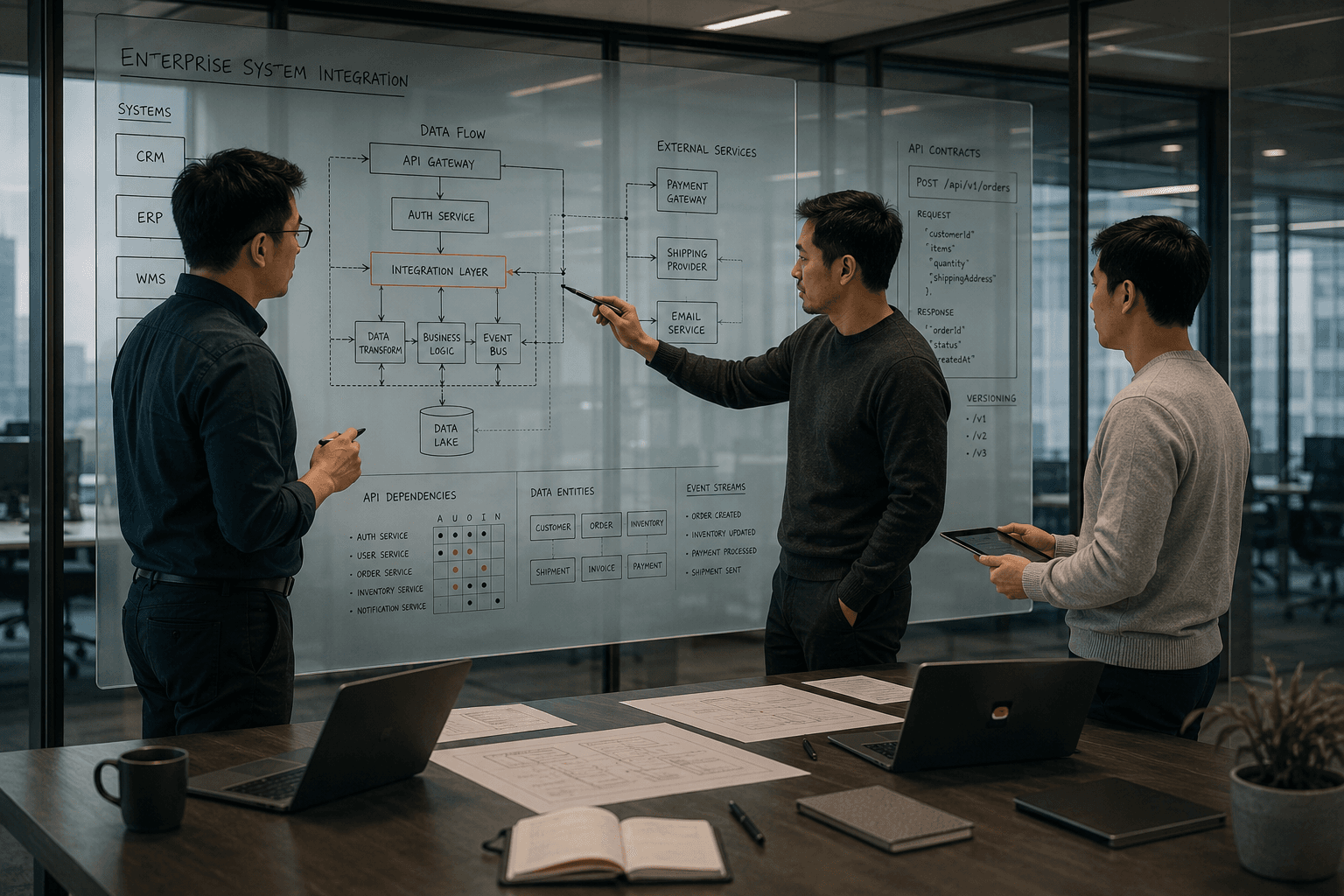 We focus on the parts of the business that become fragile as scale increases.